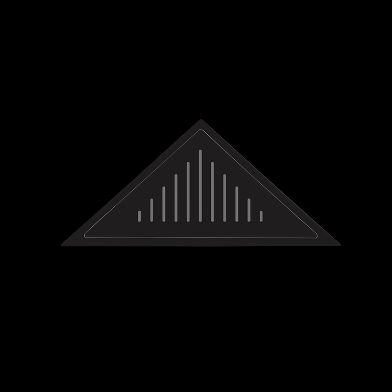 triangular drains black 4